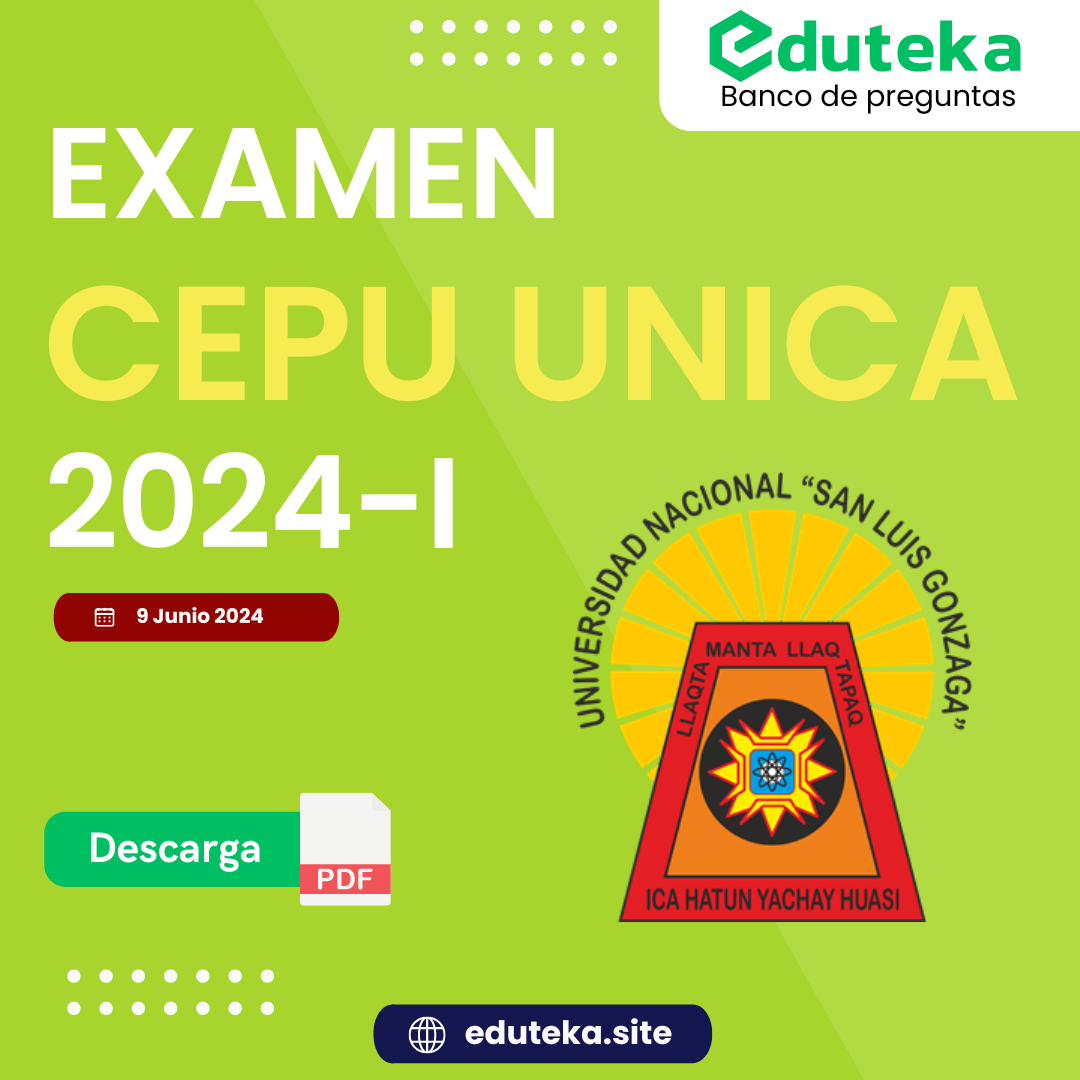 Post EXAMEN CEPU UNICA 2024-I