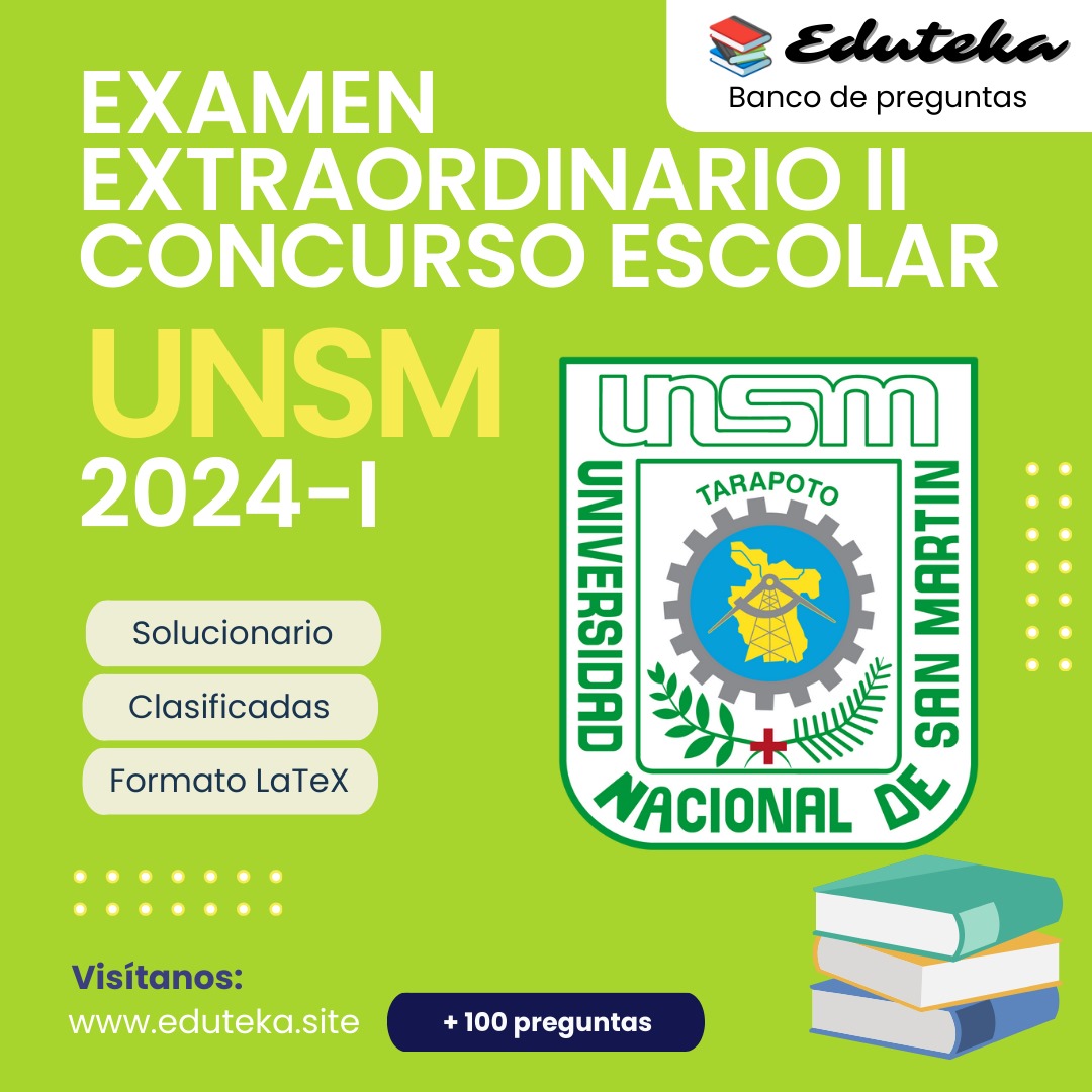 Post EXAMEN EXTRAORDINARIO II CONCURSO ESCOLAR 2024-I