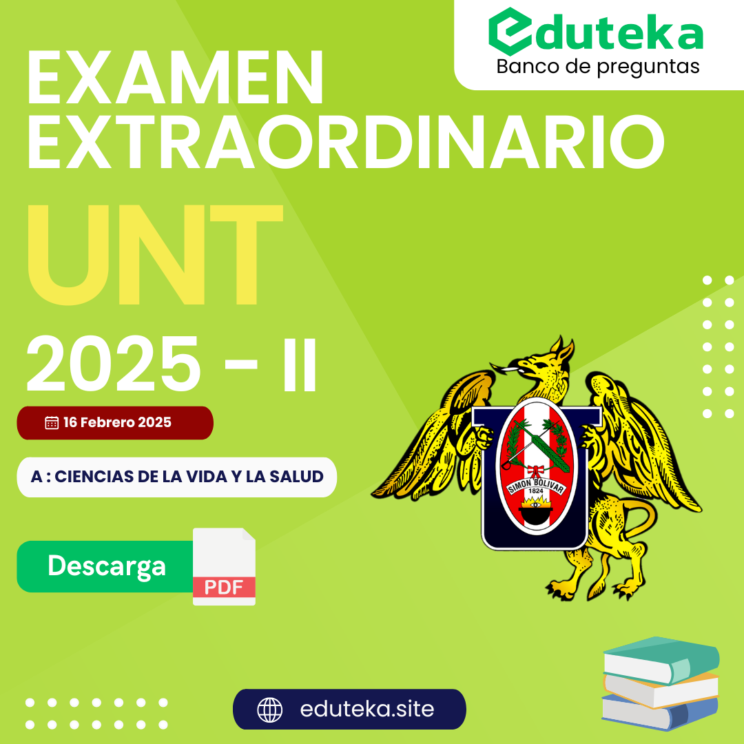 Post EXAMEN EXTRAORDINARIO UNT 2025-II