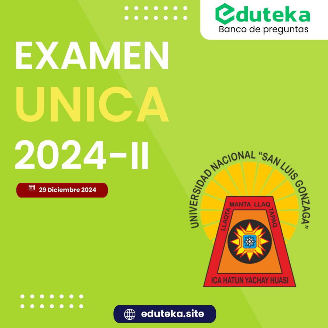 Post EXAMEN ORDINARIO UNICA 2024-II