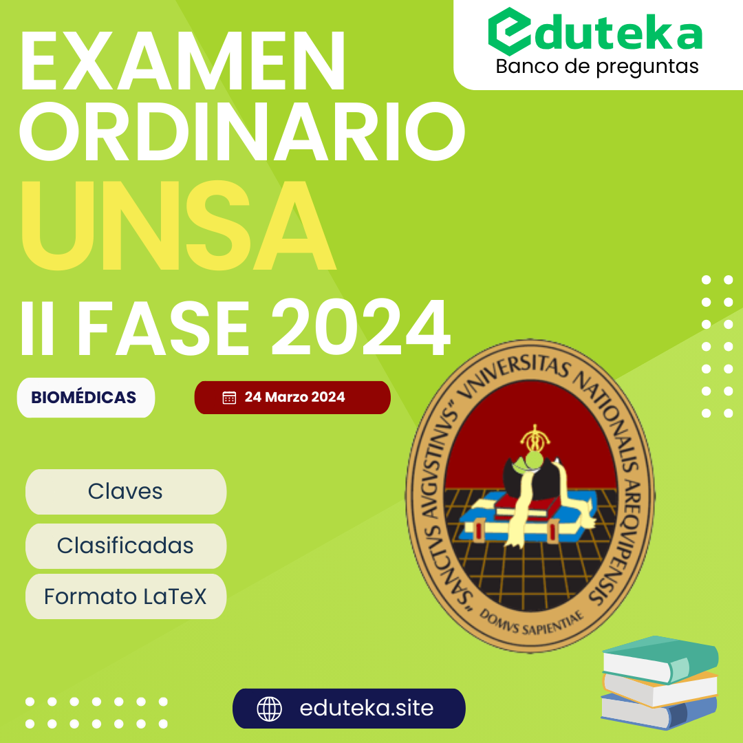 Post EXAMEN ORDINARIO UNSA II FASE 2024