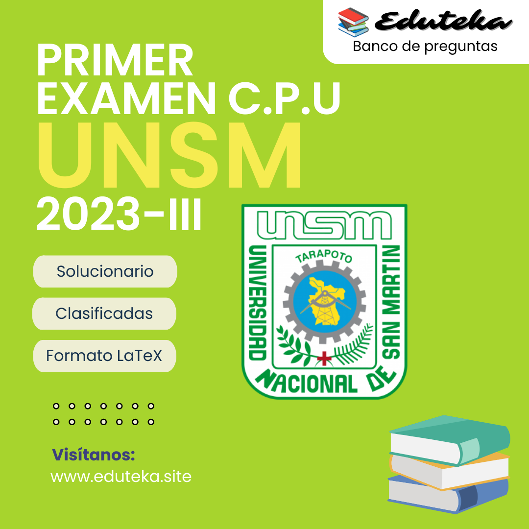 Post PRIMER EXAMEN CPU UNSM 2023-III