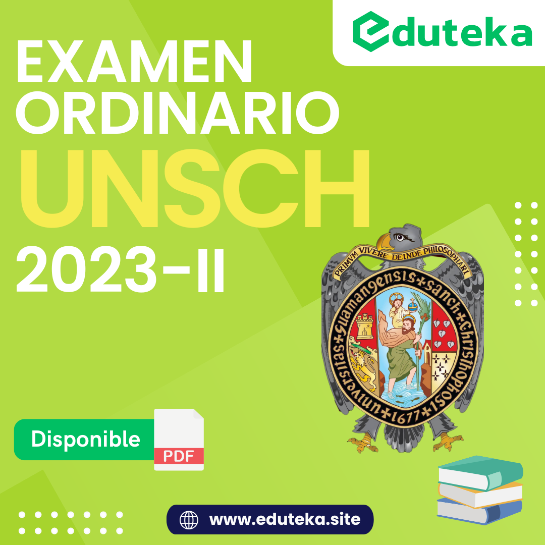 Post EXAMEN UNSCH 2023-II