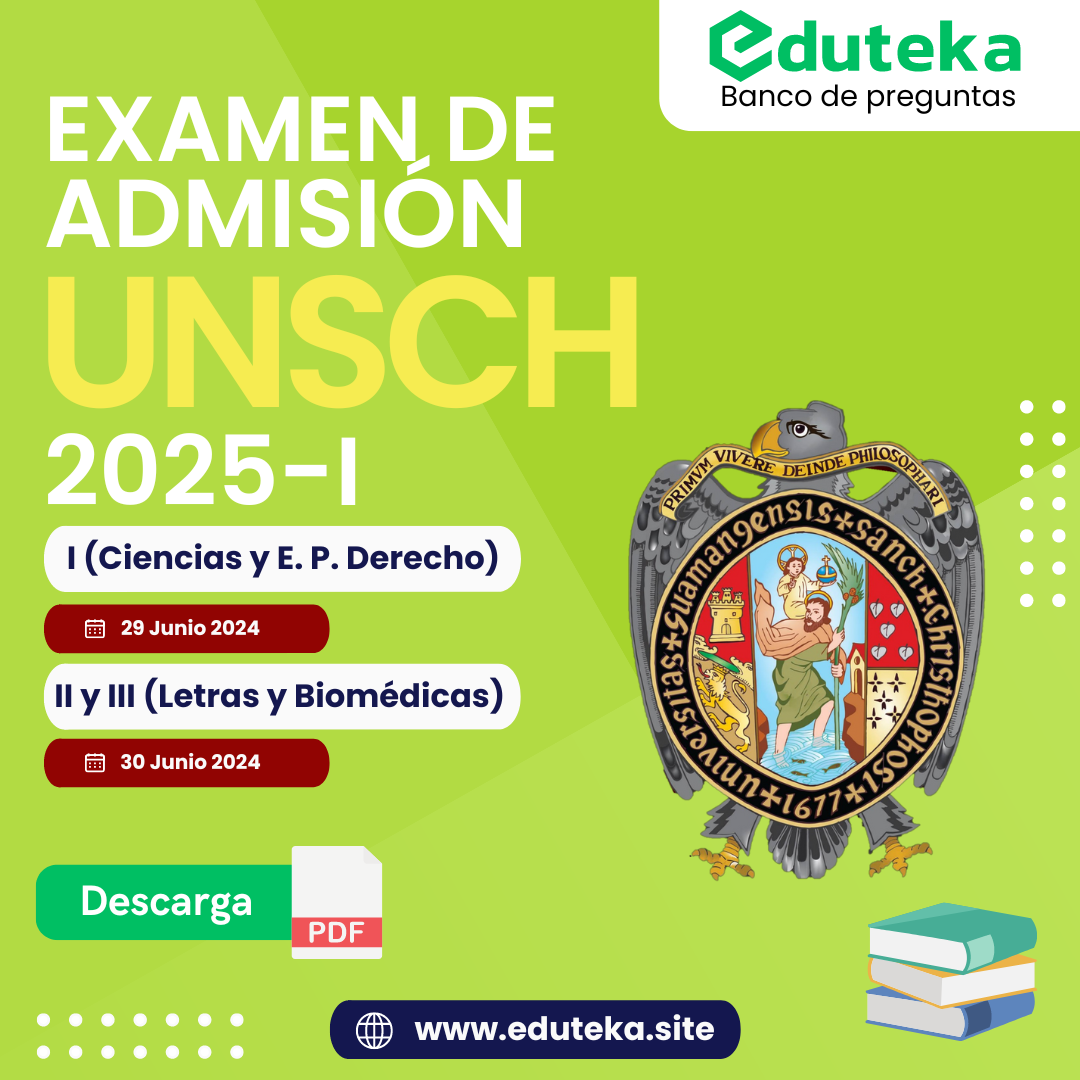 Post EXAMEN UNSCH 2025-I
