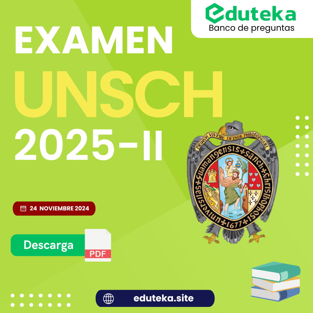 Post EXAMEN UNSCH 2025-II