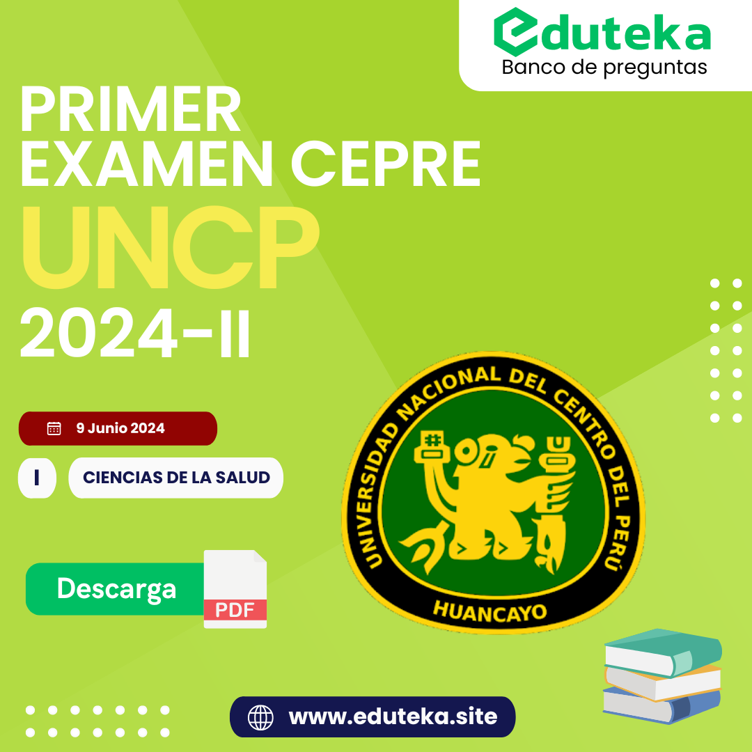 PRIMER EXAMEN CEPRE UNCP 2024-II Post