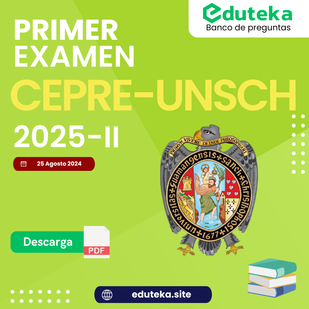 Post PRIMER EXAMEN CEPRE UNSCH 2025-II