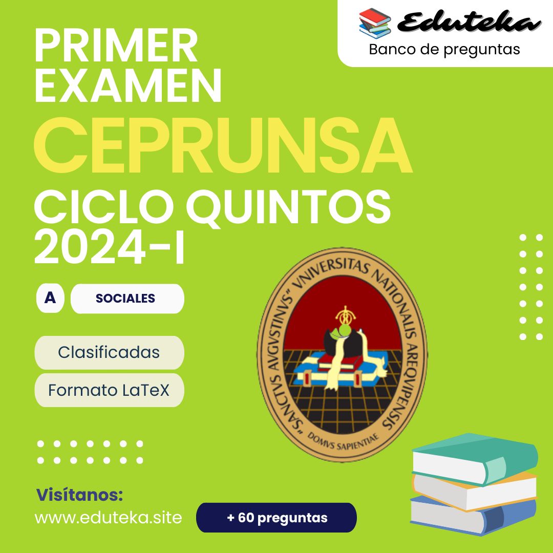Post EXAMEN CEPRUNSA 2024 CICLO QUINTOS
