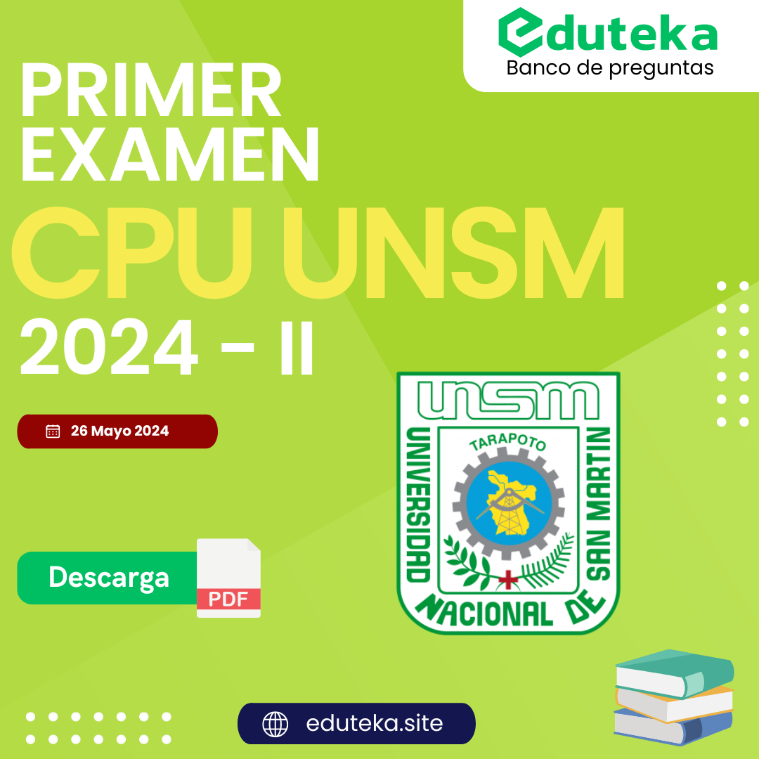 Post PRIMER EXAMEN CPU UNSM 2024-II