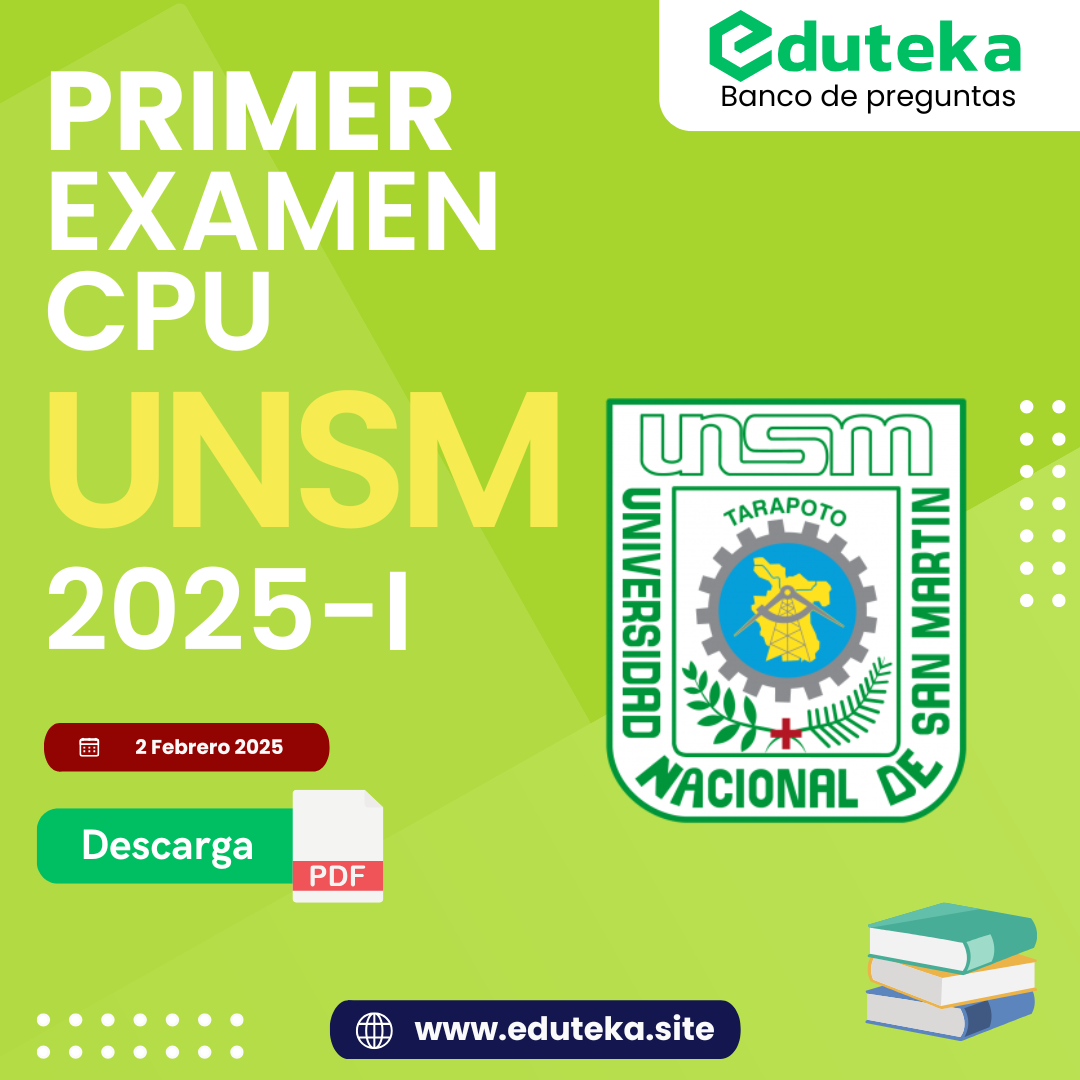 Post PRIMER EXAMEN CPU UNSM 2025-I