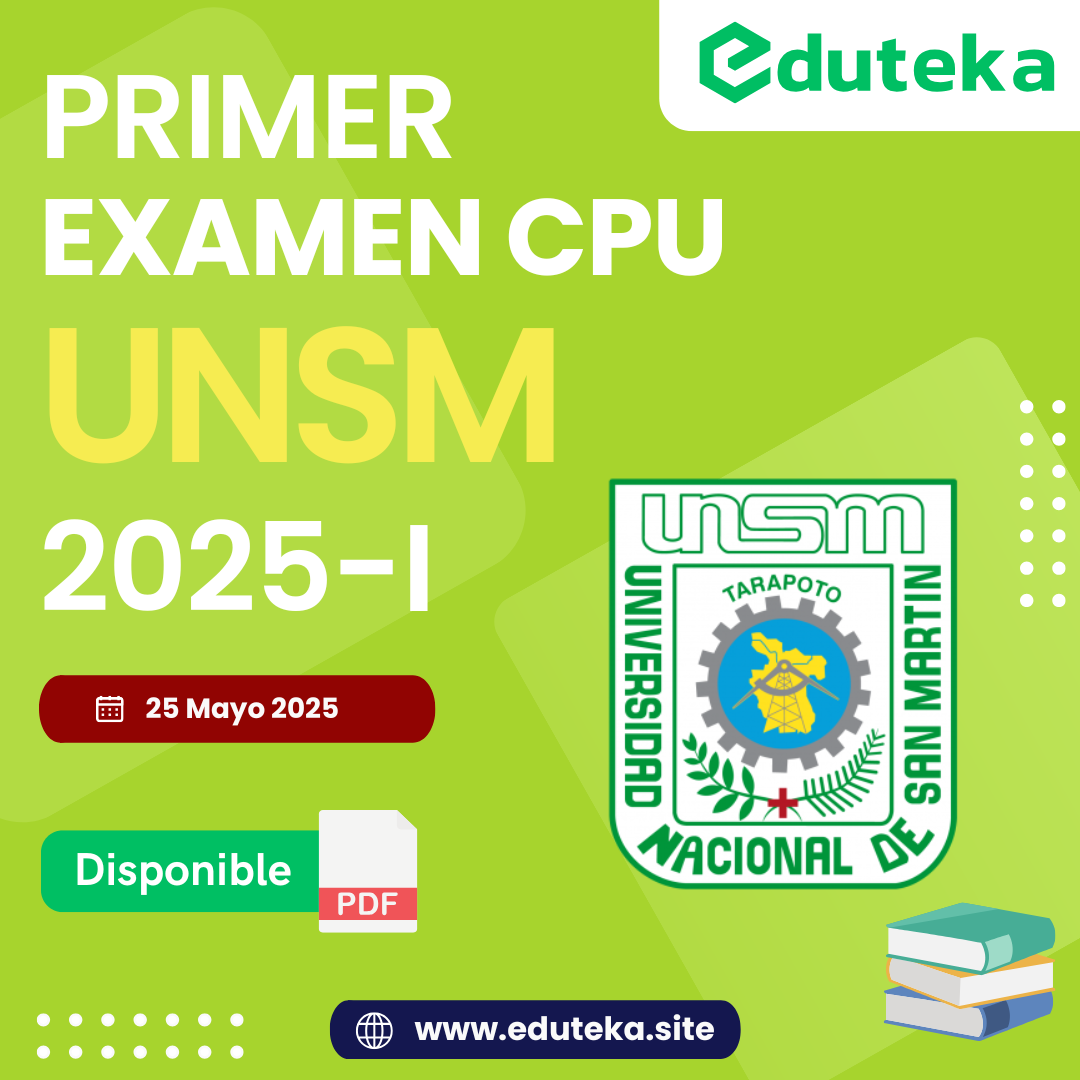 Post PRIMER EXAMEN CPU UNSM 2025-II
