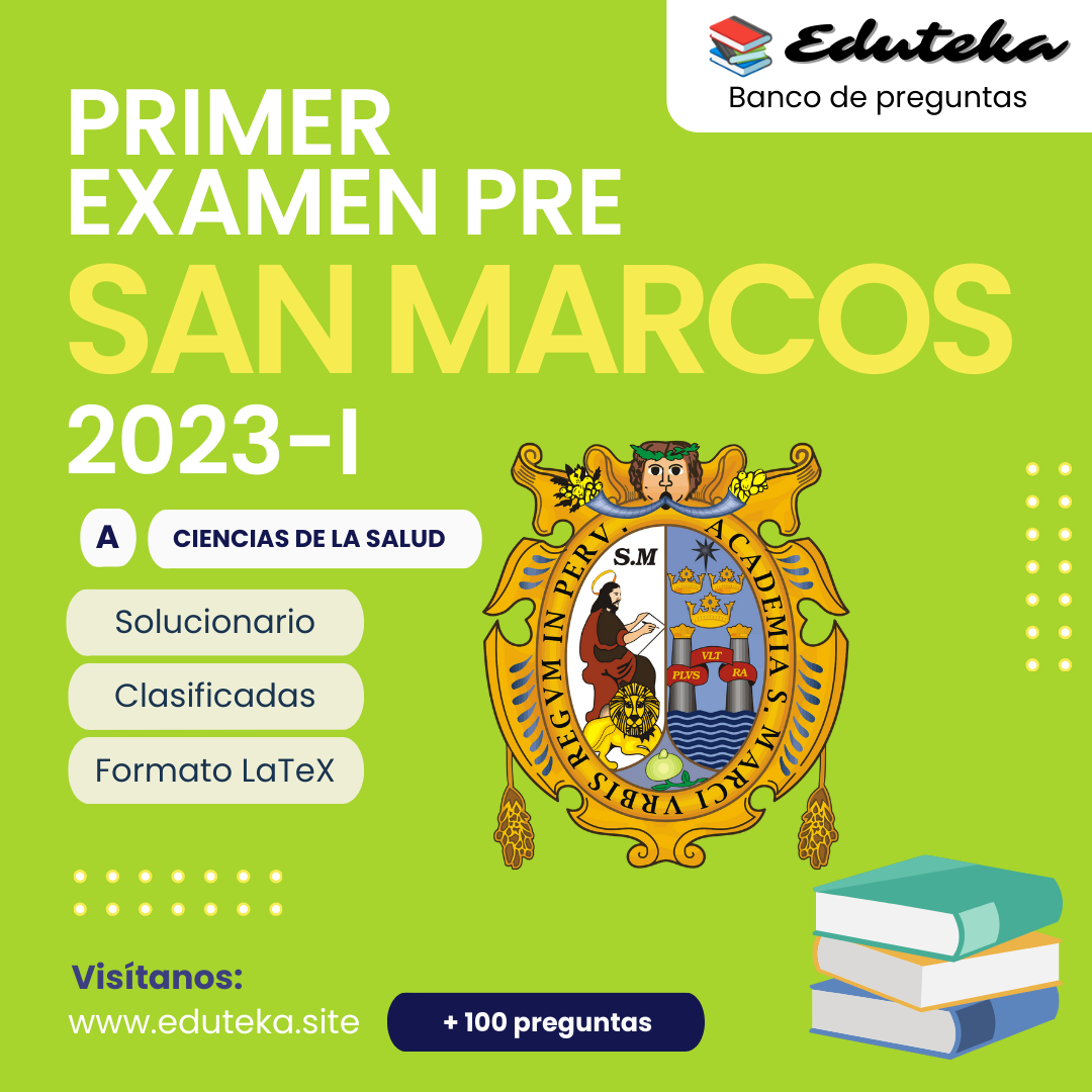 Post Primer Examen PRE UNMSM 2023 - I 