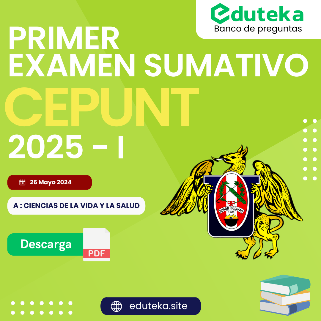 Post PRIMER EXAMEN SUMATIVO CEPUNT 2025-I