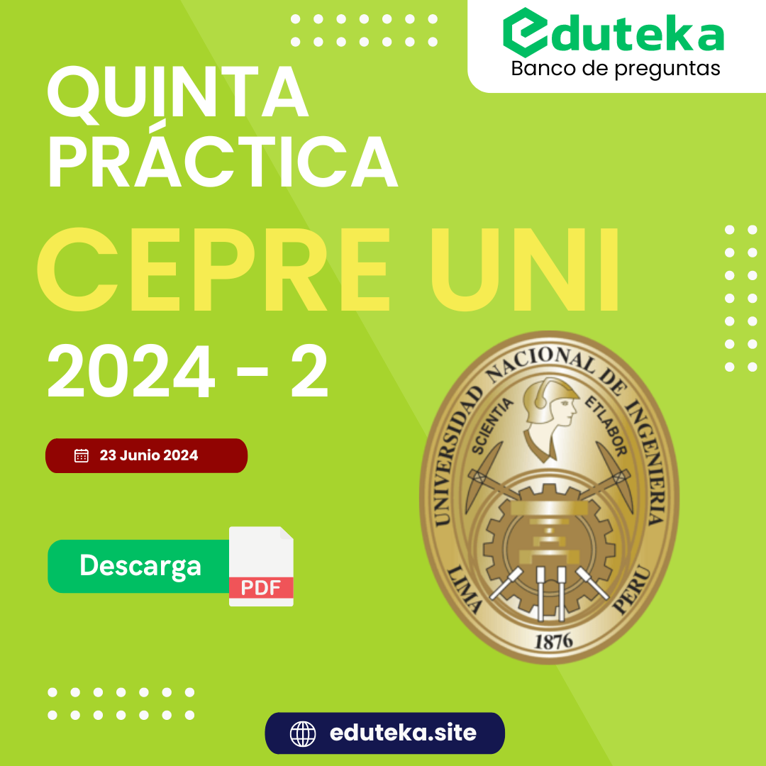 Post QUINTA PRÁCTICA CEPRE-UNI 2024-2