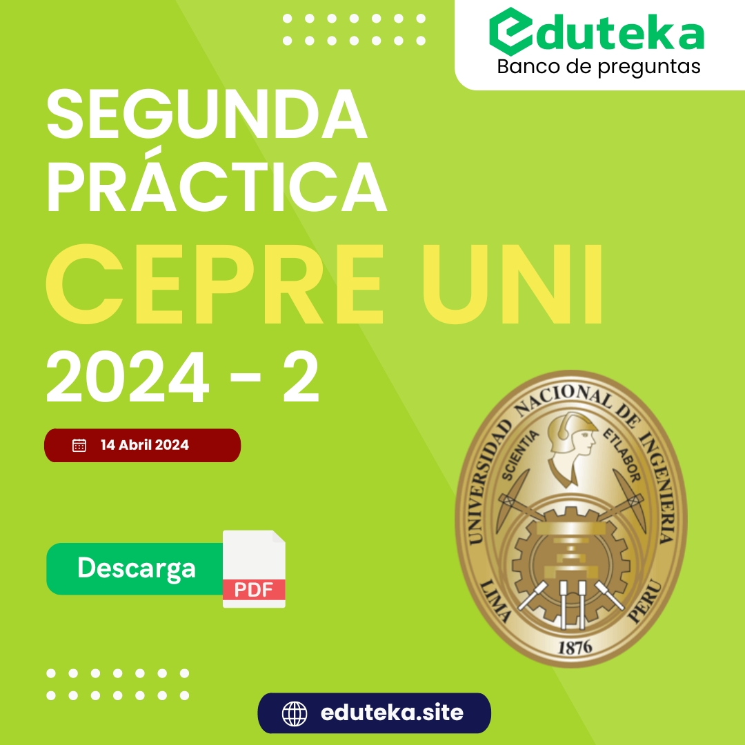 Post SEGUNDA PRACTICA CEPRE UNI 2024-2