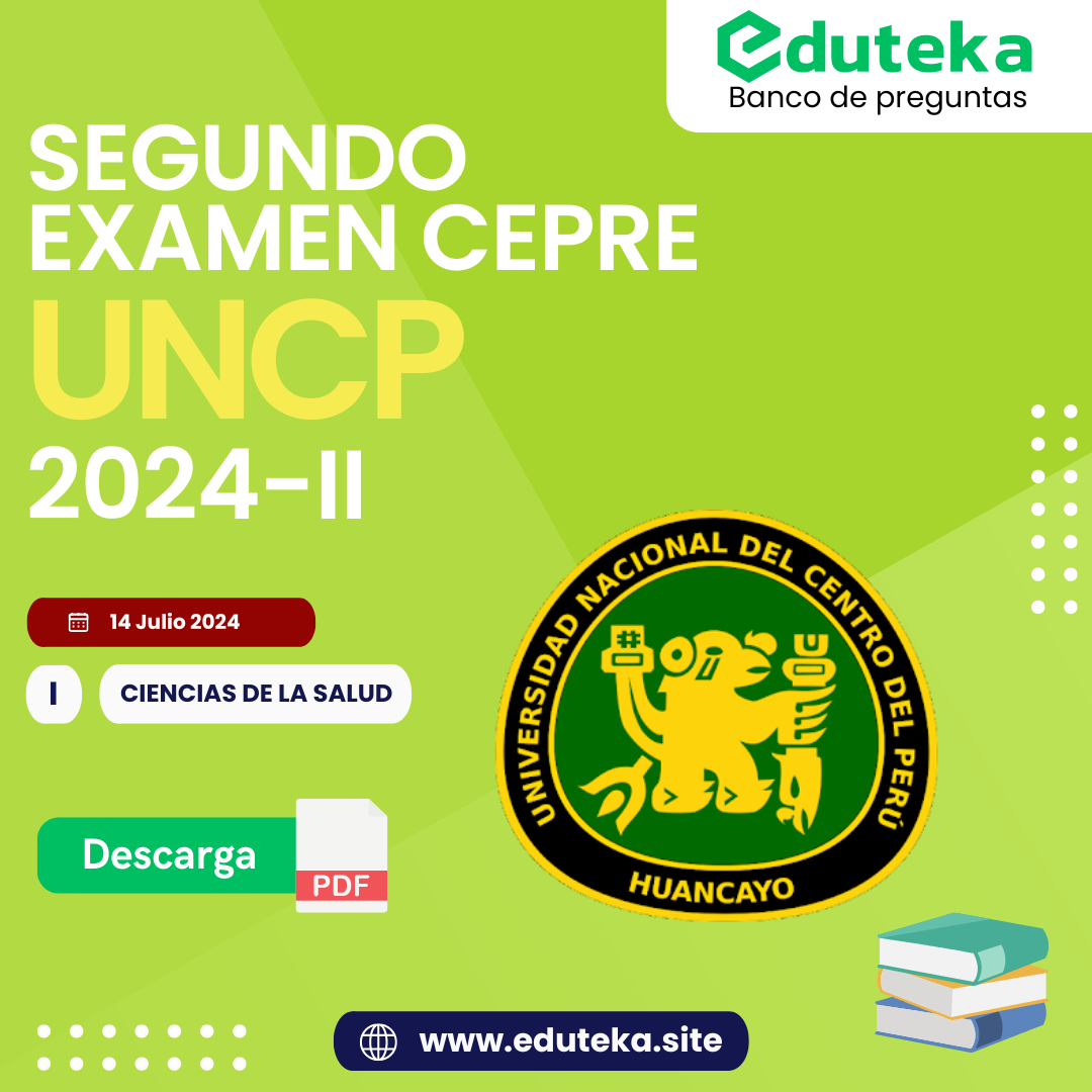 SEGUNDO EXAMEN CEPRE UNCP 2024-II Post