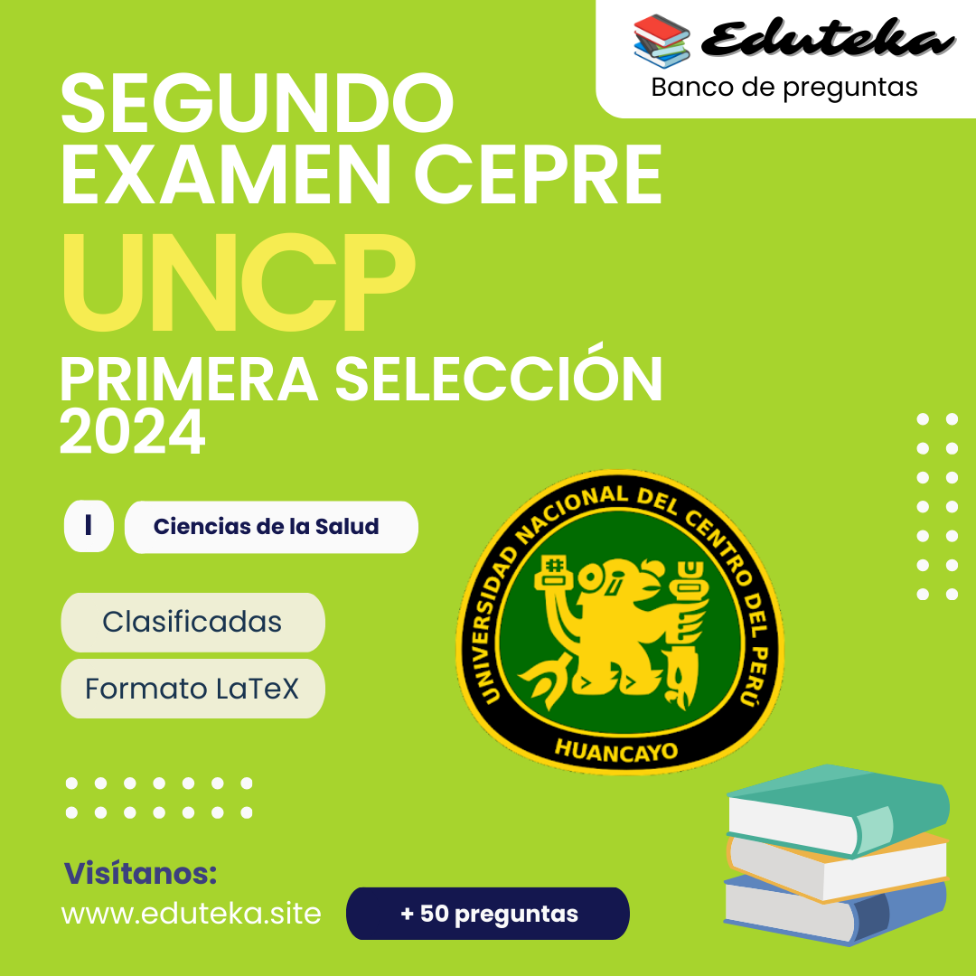 SEGUNDO EXAMEN CEPRE UNCP 2024 Post