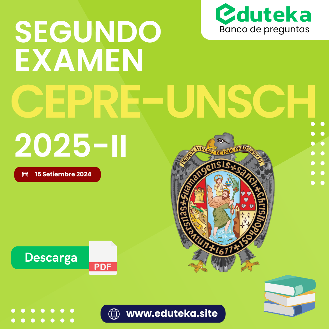 Post SEGUNDO EXAMEN CEPRE UNSCH 2025-II
