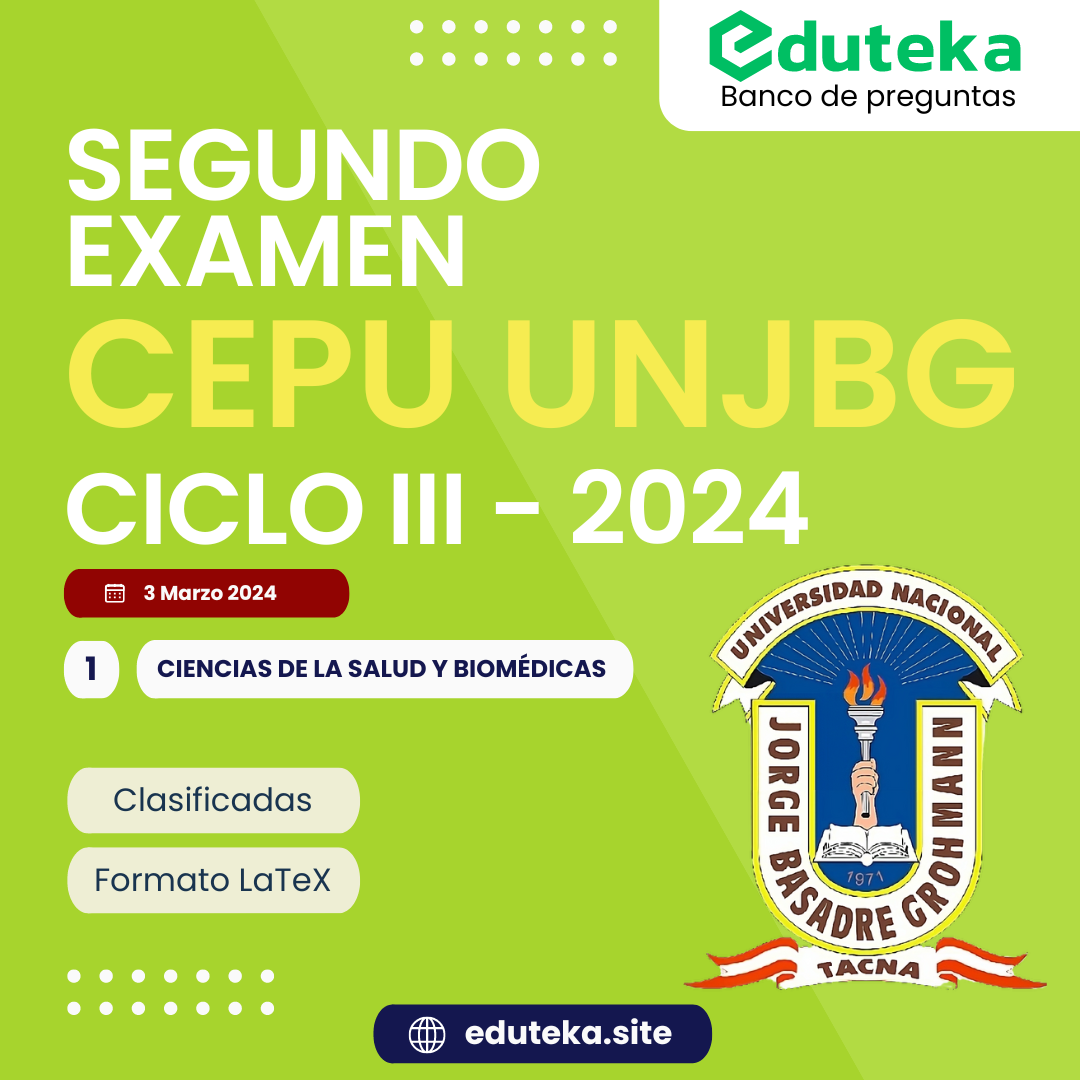 Post SEGUNDO EXAMEN CEPU CICLO III UNJBG 2024