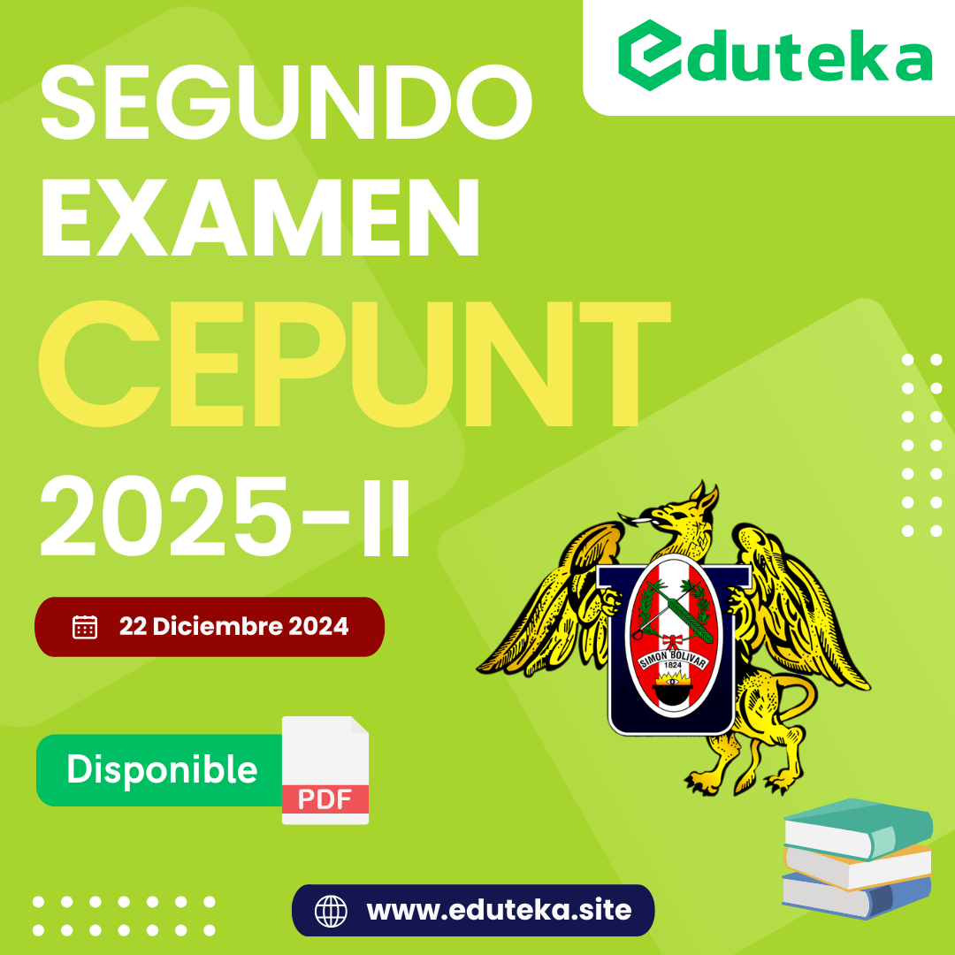 Post SEGUNDO EXAMEN CEPUNT 2025-II