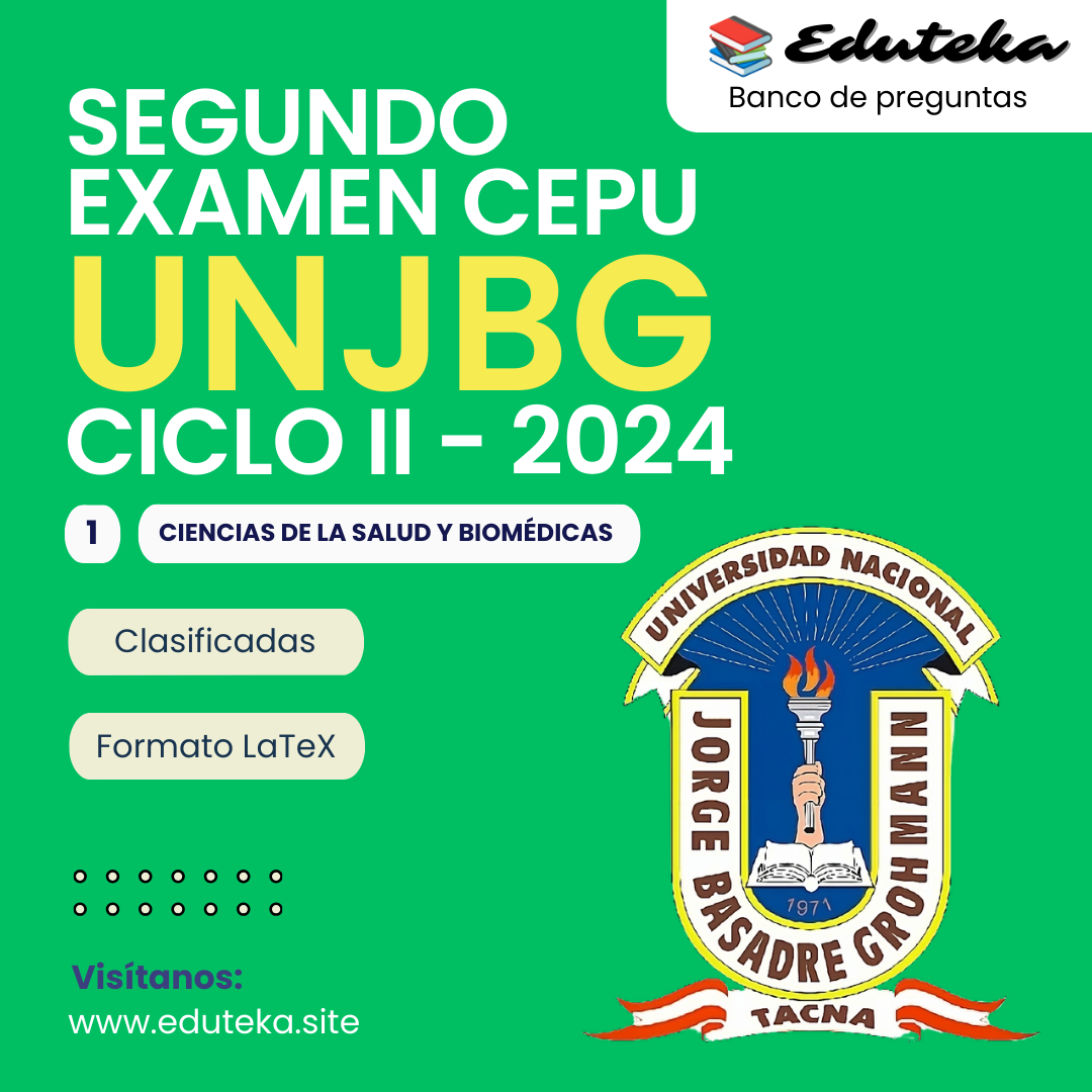 Post SEGUNDO EXAMEN CEPU CICLO II UNJBG 2024