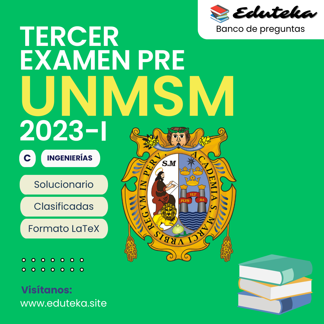 Post Tercer Examen PRE UNMSM 2023 - I